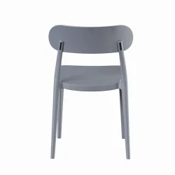 Silla de comedor de polipropileno gris Nesta 45x42x77cm^Casa Viva