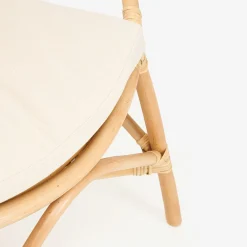 Silla de comedor de ratán beige Milos 77x70x84cm^Casa Viva Best