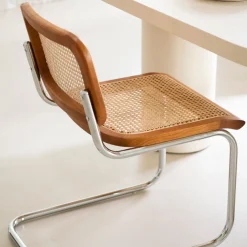 Silla de comedor de ratán Leonor 47,5x63,5x82cm Clau&Chloe^Casa Viva Best