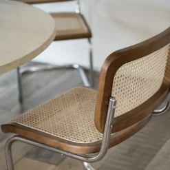 Silla de comedor de ratán Leonor 47,5x63,5x82cm Clau&Chloe^Casa Viva Best