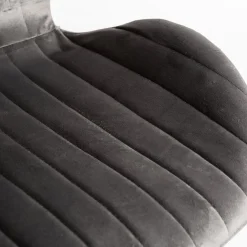 Silla de comedor de terciopelo gris Lydia 54x50x86cm Clau&Chloe^Casa Viva