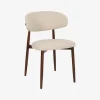 Silla de comedor efecto madera beige Martina 54x52x76cm Clau&Chloe^Casa Viva