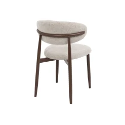Silla de comedor efecto madera marfil Martina 54x52x76cm Clau&Chloe^Casa Viva Online