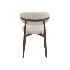 Silla de comedor efecto madera marfil Martina 54x52x76cm Clau&Chloe^Casa Viva Online