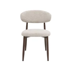 Silla de comedor efecto madera marfil Martina 54x52x76cm Clau&Chloe^Casa Viva Online