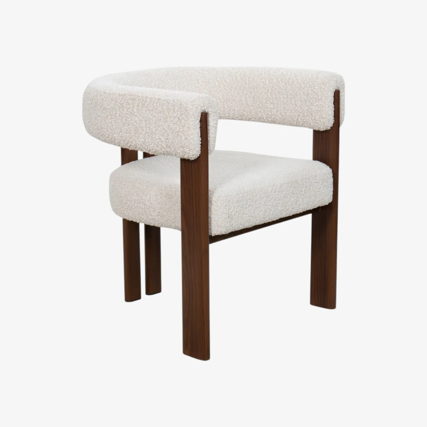 Silla de comedor efecto madera crema Velia 60x70x97cm Clau&Chloe^Casa Viva New