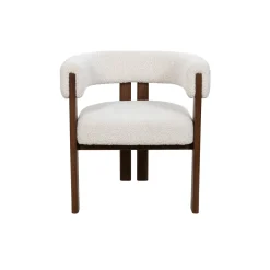 Silla de comedor efecto madera crema Velia 60x70x97cm Clau&Chloe^Casa Viva New