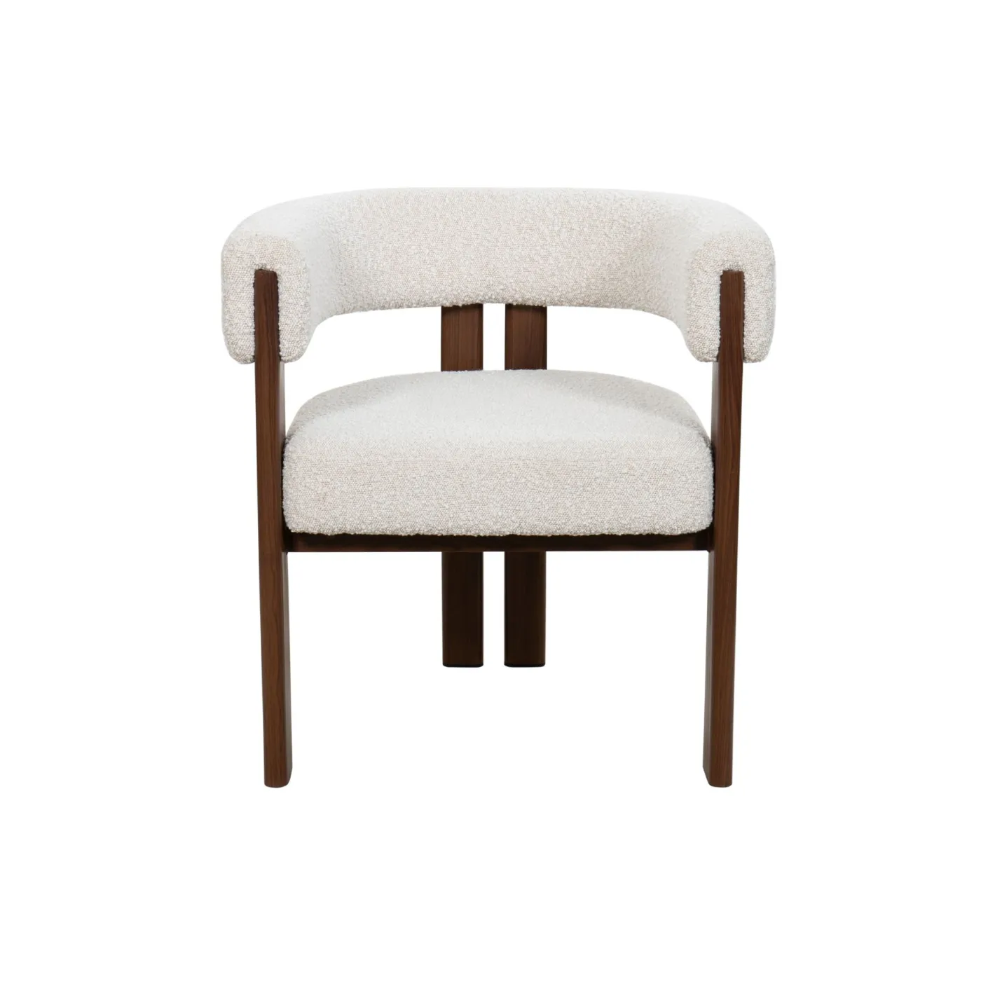 Silla de comedor efecto madera crema Velia 60x70x97cm Clau&Chloe^Casa Viva New