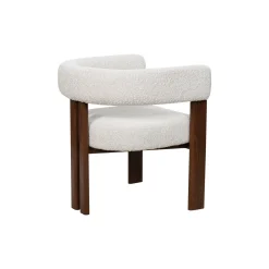 Silla de comedor efecto madera crema Velia 60x70x97cm Clau&Chloe^Casa Viva New