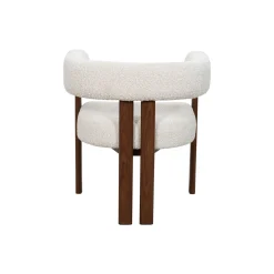 Silla de comedor efecto madera crema Velia 60x70x97cm Clau&Chloe^Casa Viva New