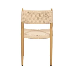 Silla de comedor efecto madera beige Vilma 56x50x82cm Clau&Chloe^Casa Viva