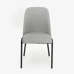 Silla de comedor gris claro Mina 49x60cm^Casa Viva New