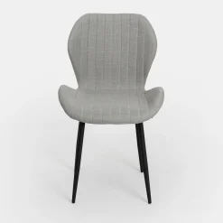 Silla de comedor gris Lydia 54x50x86cm Clau&Chloe^Casa Viva