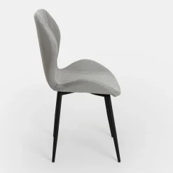 Silla de comedor gris Lydia 54x50x86cm Clau&Chloe^Casa Viva