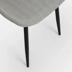 Silla de comedor gris Lydia 54x50x86cm Clau&Chloe^Casa Viva