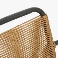 Silla de jardín de ratán sintético y aluminio Anse 55x60x79cm^Casa Viva Clearance