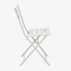 Silla de jardín plegable de metal gris Bistro 40x38x90cm^Casa Viva Discount