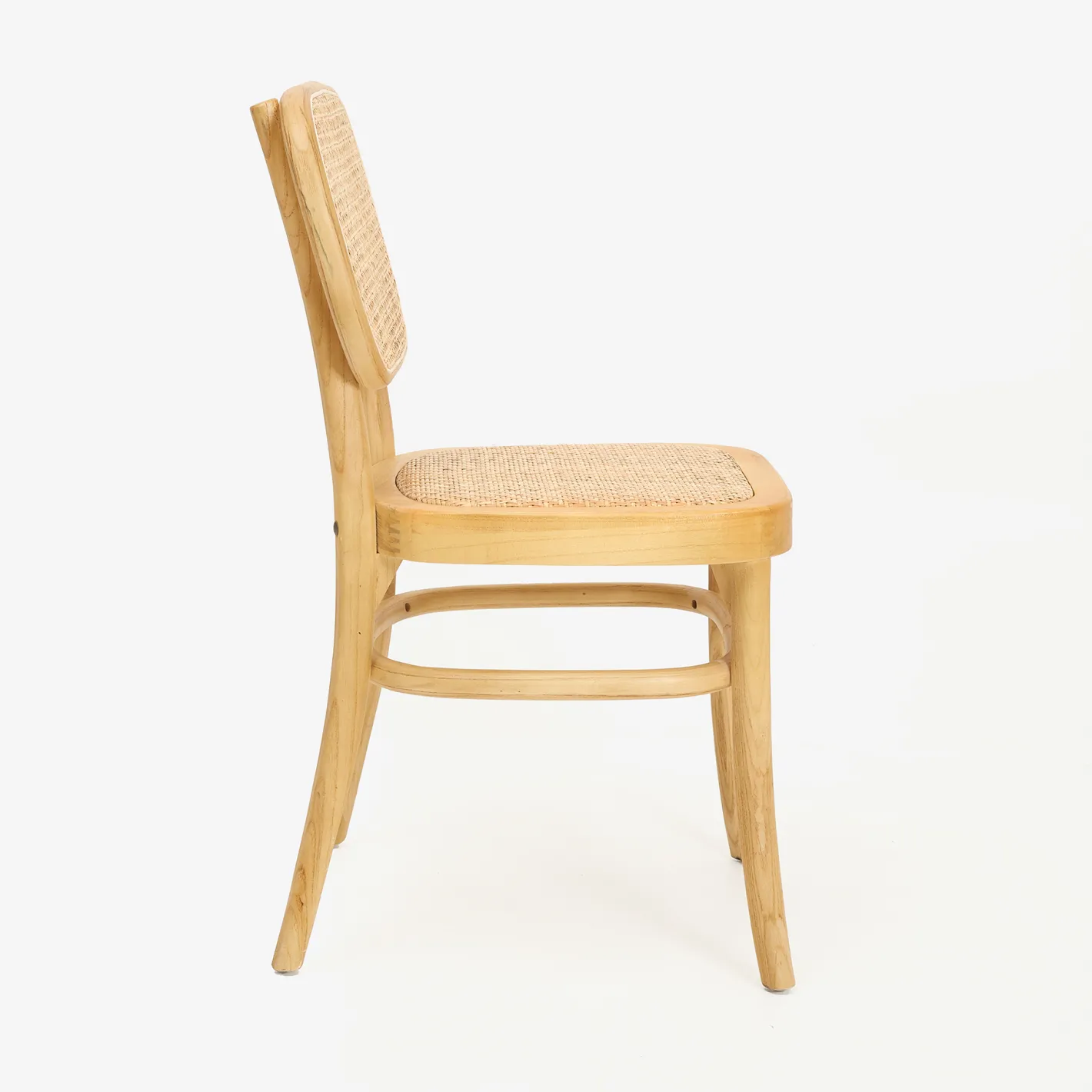 Silla de madera de olmo clara Cibran 45x41x83cm Clau&Chloe^Casa Viva Online