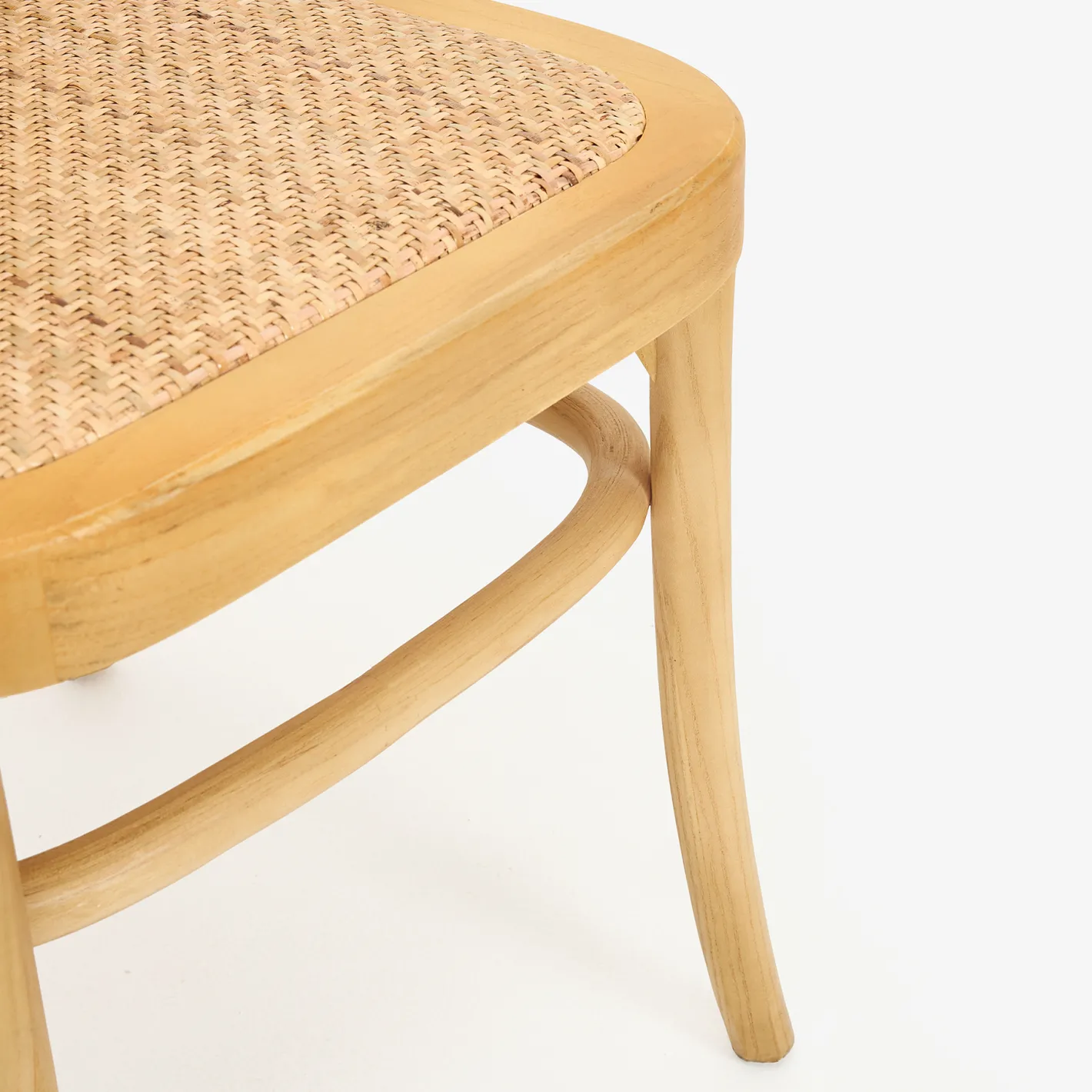 Silla de madera de olmo clara Cibran 45x41x83cm Clau&Chloe^Casa Viva Online