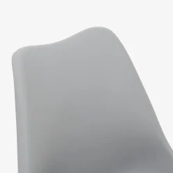 Silla de oficina con ruedas gris Tulip 48x55x45cm^Casa Viva Outlet