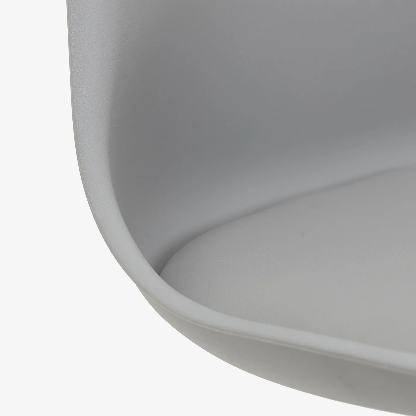 Silla de oficina con ruedas gris Tulip 48x55x45cm^Casa Viva Outlet