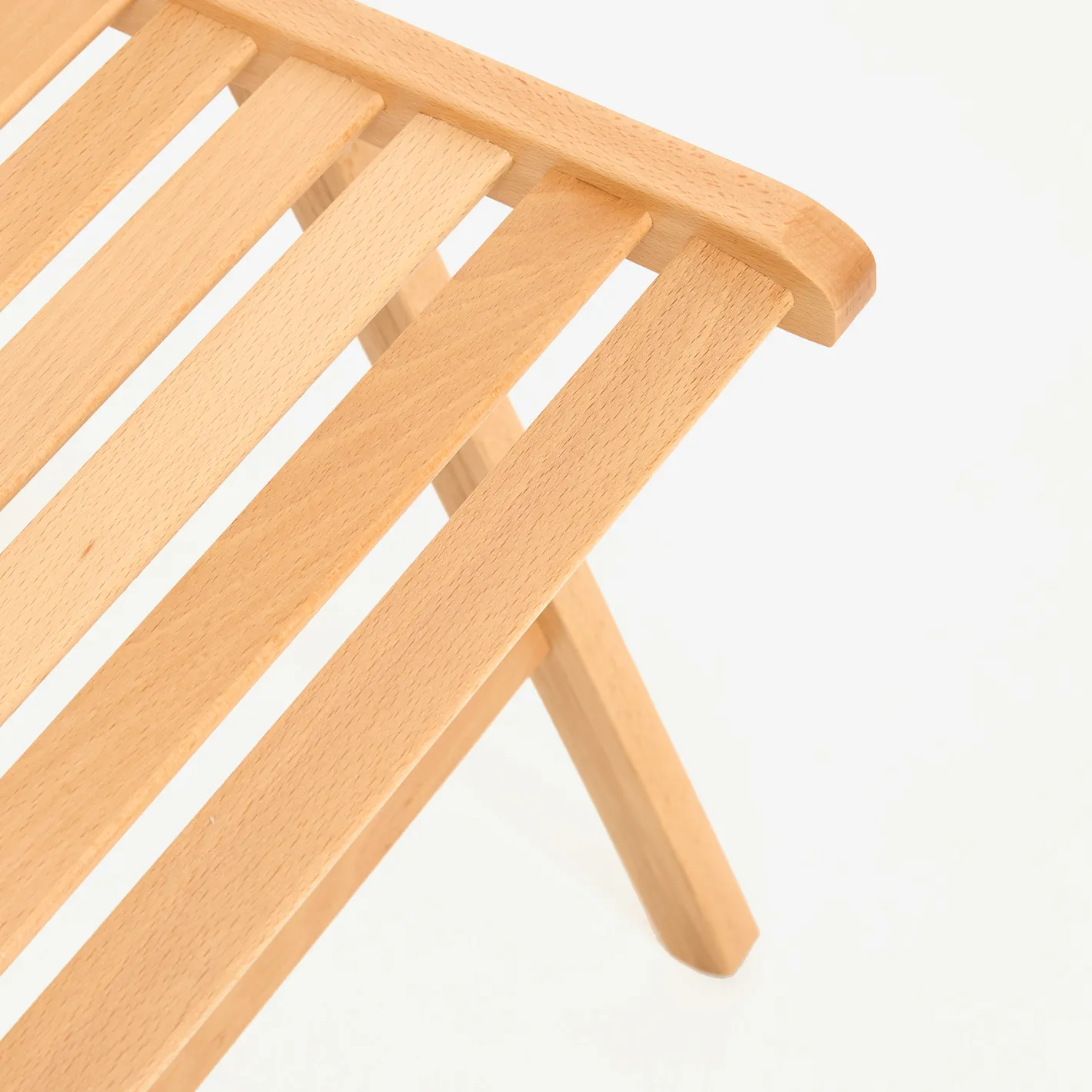 Silla plegable de madera de haya natural Gema 43x48x79cm^Casa Viva Clearance