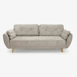 Sofá cama de 3 plazas gris claro Fules 212x85x85cm^Casa Viva New