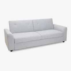 Sofá cama de 3 plazas gris Barita 216x85x85cm^Casa Viva Outlet
