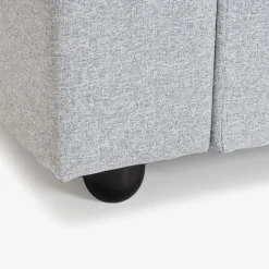 Sofá cama de 3 plazas gris Barita 216x85x85cm^Casa Viva Outlet