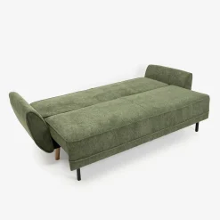 Sofá cama de 3 plazas verde Fules 212x85x85cm^Casa Viva Sale