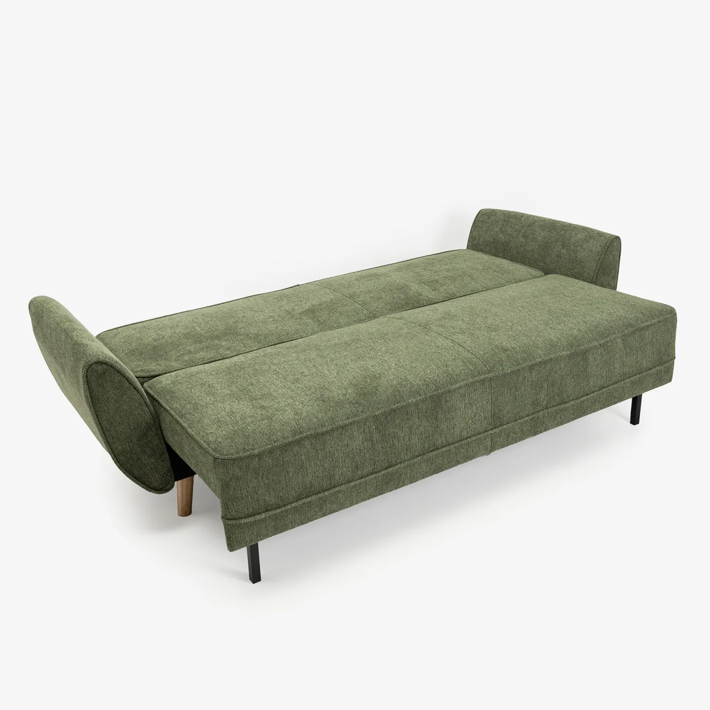 Sofá cama de 3 plazas verde Fules 212x85x85cm^Casa Viva Sale