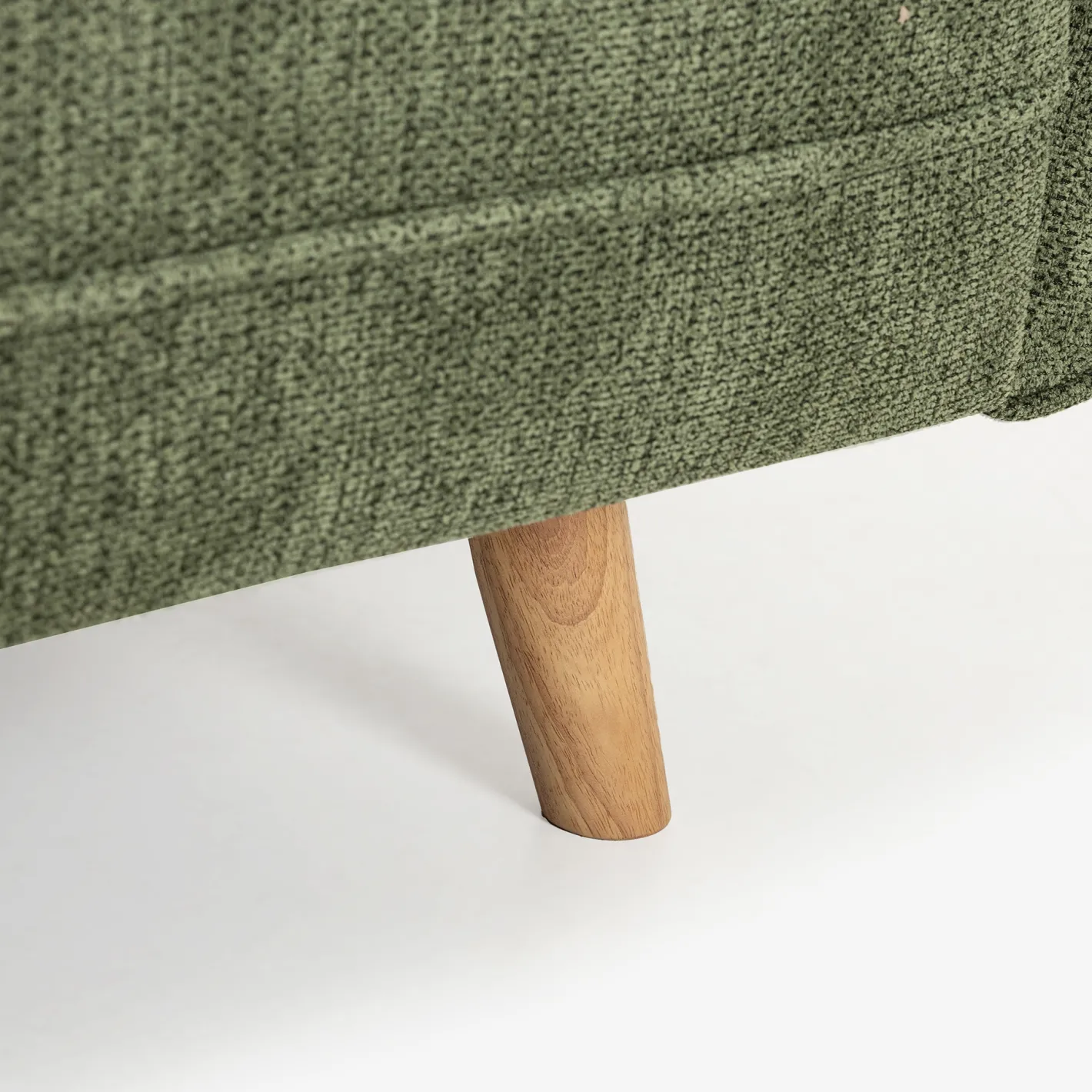 Sofá cama de 3 plazas verde Fules 212x85x85cm^Casa Viva Sale