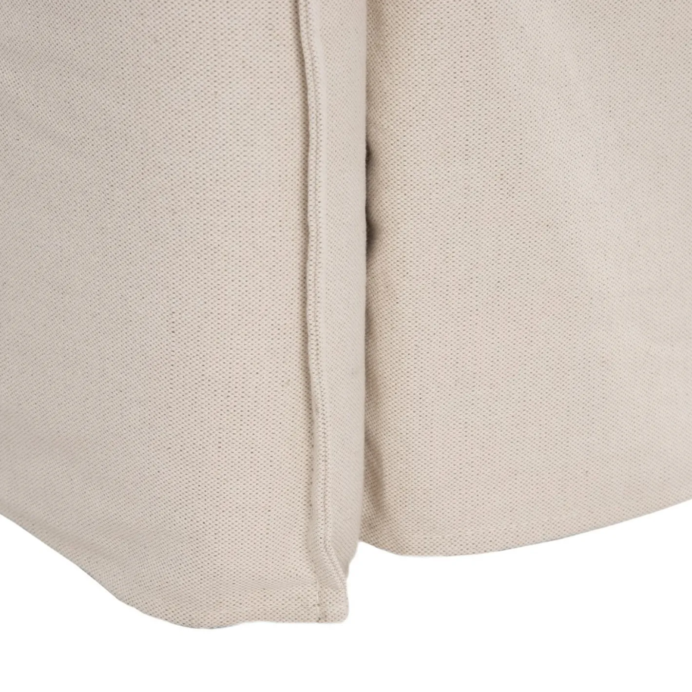 Sofá cama de algodón y lino beige 215x100x97cm^Casa Viva Clearance