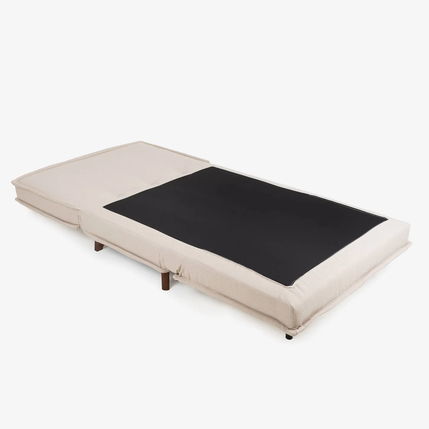 Sofá cama individual crema 104x92x84cm^Casa Viva Best