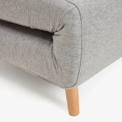 Sofá cama individual gris claro Theo 102x91x82cm^Casa Viva Clearance