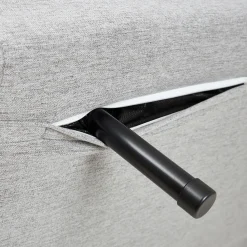 Sofá cama individual gris claro Theo 102x91x82cm^Casa Viva Clearance