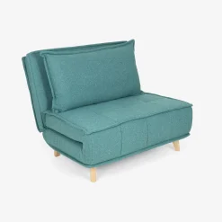 Sofá cama individual verde Luca 104x92x84cm^Casa Viva Hot