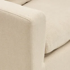 Sofá de 3 plazas de lino beige Aiden 220x110x80 Clau&Chloe^Casa Viva Sale