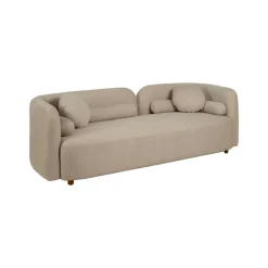 Sofá de 3 plazas de poliéster Aria 223x88x72cm^Casa Viva Best