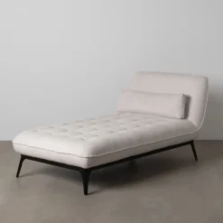 Sofá modular chaise longue crema 168x90x82cm^Casa Viva Discount