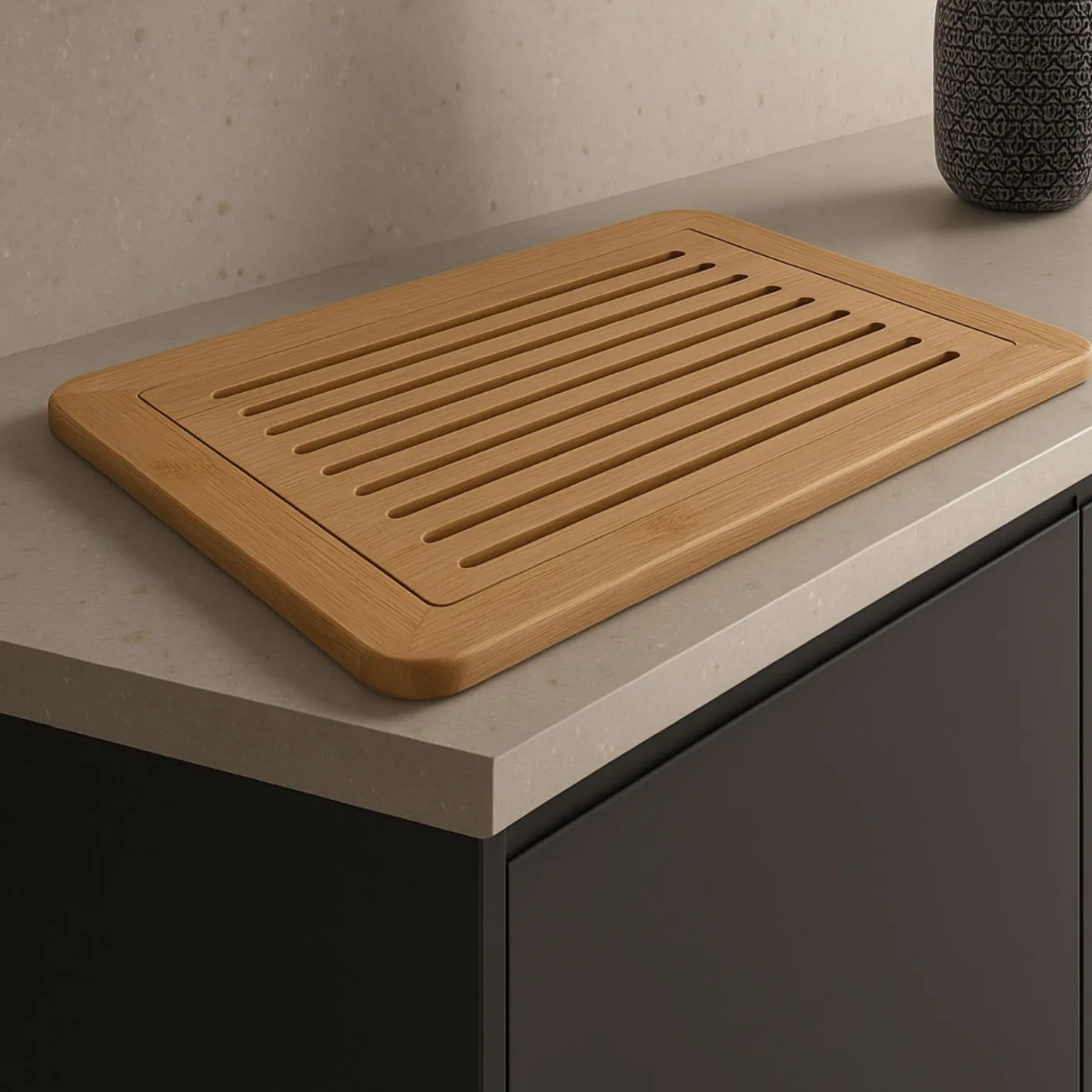 Tabla de cortar de madera bambú 38x25cm^Casa Viva Hot