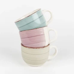 Taza jumbo azul de gres Vita 47cl^Casa Viva Clearance