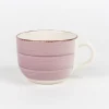 Taza jumbo rosa de gres Vita 47cl^Casa Viva Outlet