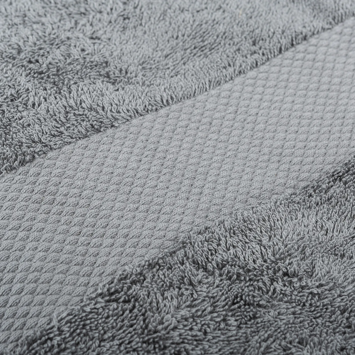 Toalla de ducha XL de algodón gris oscuro Vic 100x150cm - 500 gr/m²^Casa Viva Sale