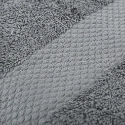 Toalla de lavabo de algodón gris oscuro Vic 50x100cm - 500 gr/m²^Casa Viva Sale