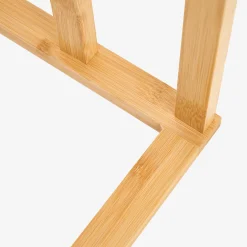 Toallero de pie de bambú con 3 barras 40x24x82cm^Casa Viva New