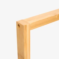 Toallero de pie de bambú con 3 barras 40x24x82cm^Casa Viva New