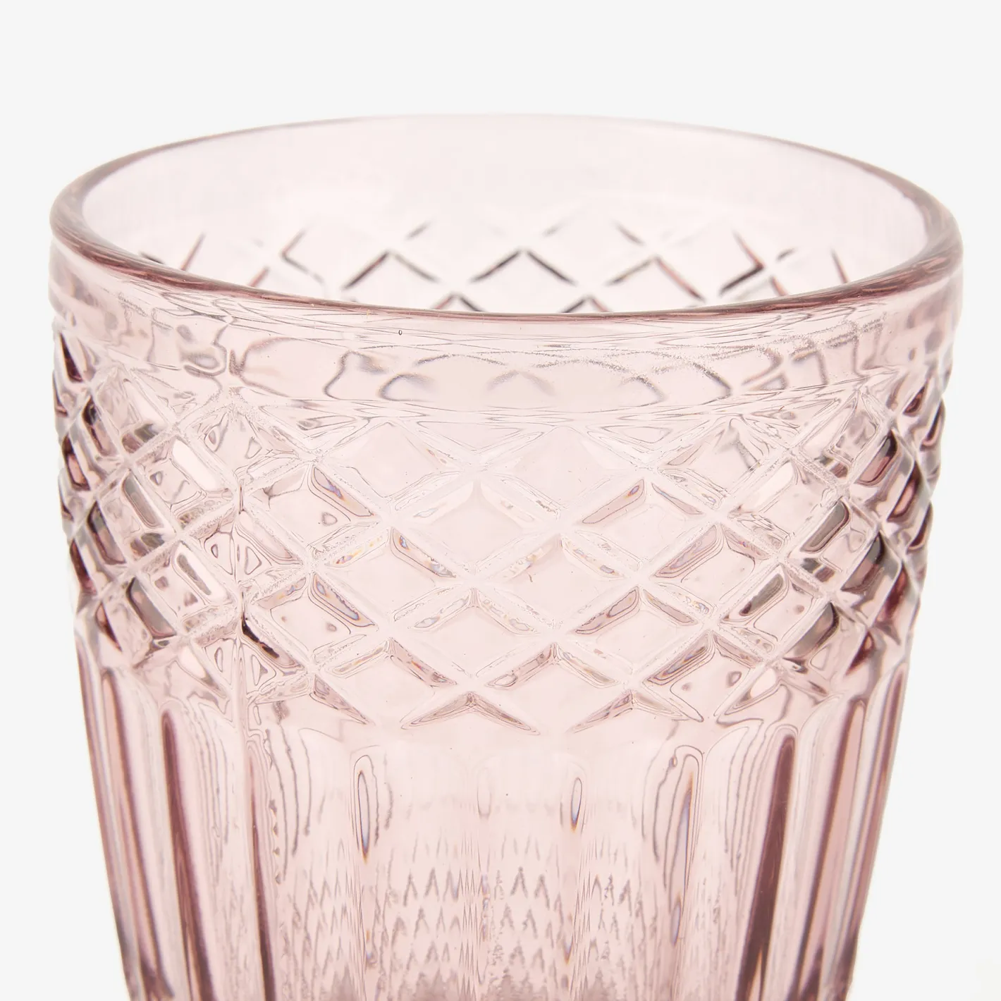 Vaso de cristal rosa Aliss 25cl^Casa Viva Online