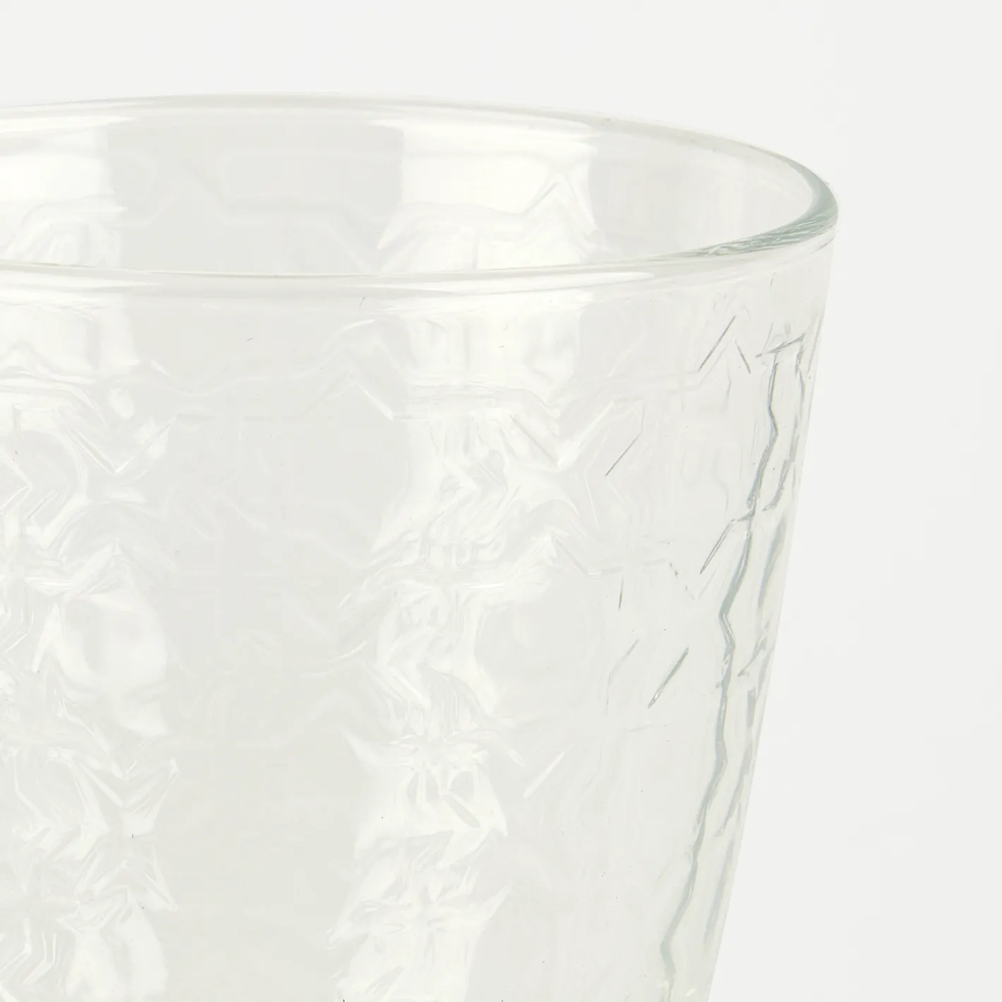 Vaso de vidrio transparente Riad 31cl Ø9x10cm^Casa Viva Sale