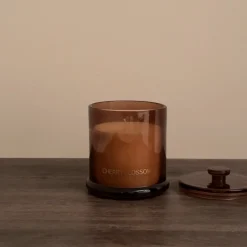 Vela aromática en vaso de cristal Cherry blossom Durcal Ø10x13cm^Casa Viva Online